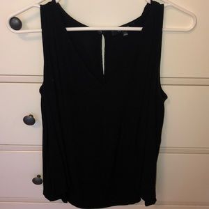 Black tank top